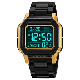 Чоловічий наручний годинник 2264BKGDBK Black-Gold-Black Skmei acs0030090 - мініатюра 2