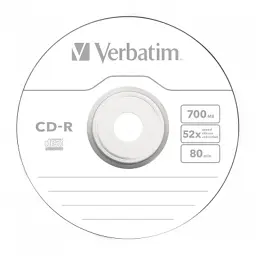 Диск CD Verbatim CD-R 700Mb 52x Spindle Wrap box Extra (43725) - мініатюра 4