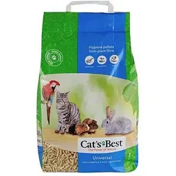 Наповнювач Cat’s Best Universal для домашніх тварин деревний 7 л/4 кг