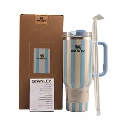 Термокухоль Stanley Quencher ProTour Flip Straw Tumbler з неіржавкої сталі Blue Cabana Gloss 1,18 л KT6007890