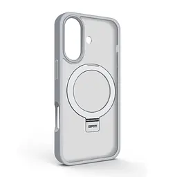 Чехол для Apple iPhone 16, Unit Stand, серый, MagSafe, противоударный защитный чехол-панель с подставкой, поддержкой магнитных держателей и беспроводной зарядки, защита всего корпуса, силикон + поликарбонат, ArmorStandart (ARM78728)