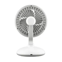 Вентилятор настільний ARDESTO AviaFan FT-F3600BG White, 12 см, акумулятор, підсвітка, USB-A Type-C - мініатюра 4