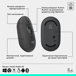 IT набір Pop Icon Combo Graphite Logitech teh0027090 - мініатюра 9