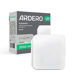 Світлодіодний накладний світильник Ardero AL806ARD 24Вт 5000K білий