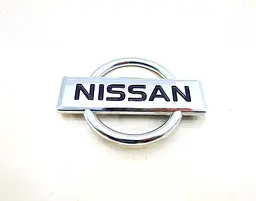 Емблема Nissan (старий тип) Хром 103х75 мм (з направляючими) 62890-3S500 - мініатюра 2