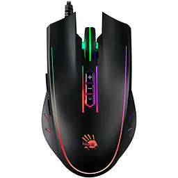 Миша Bloody Q81 Neon X'Glide Curve Black [101377]