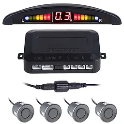 Паркувальна система Pulso LED 4 датчика D22 мм Конектор Сірий (LP-10140-grey)