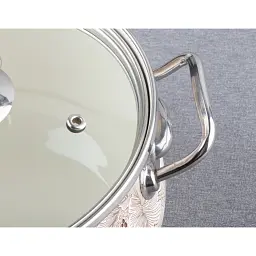 Каструля Gusto Срібні етюди Premium 4,0 л (GT-T-120-SE) - мініатюра 2