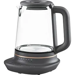Electrolux Електрочайник, 1,7 л, Strix, скло, заварник, підтримка темп, чорний - мініатюра 6
