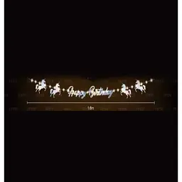 Гірлянда Maxi LED Happy Birthday 1.6 м (MX21010009) - мініатюра 3