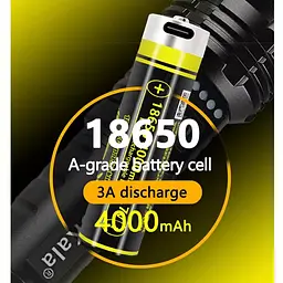 Акумулятор LiitoKala USB-King4000 18650 на 4000 mAh з USB - мініатюра 2
