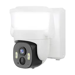 IP PTZ-відеокамера автономна з WiFi, прожектором та сонячною панеллю 3Mp Light Vision VLC-6103WLS White (Lamp+Solar) (CareCam Pro) f=3.6mm, на акумуляторних батареях (75-00352) - мініатюра 3
