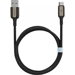 Кабель Proove Dense Metal USB-A to USB-С 1m Black (CCDM20001201) [133338]