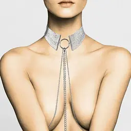 Прикраса Bijoux Indiscrets Desir Metallique Collar Silver - мініатюра 2