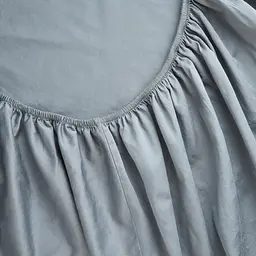 Простирадло на резинці МВМ My Home Елегія 90x200 см хмарно-сіре (BL-FS-22 CLOUDY GRAY)