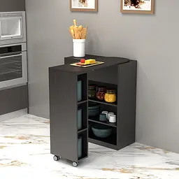 Тумба помічниця Дуб Венге (910x300x850) Дуб Венге Гамма стиль - мініатюра 2