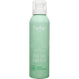 Мус для душу Hebe Cosmetics Shower Mousse Aloe Vera&White Clay