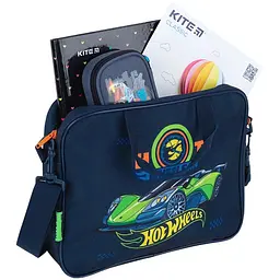 Шкільна текстильна сумка Kite Hot Wheels (HW26-589) - мініатюра 4