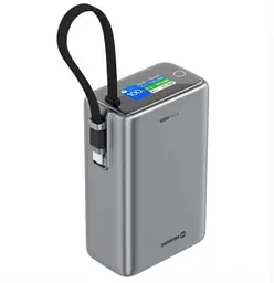 Портативна батарея Swissten POWER BANK TRAVEL 25000 mAh 100W з кабелем Type-c Silver