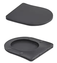 Унітаз підвісний Qtap Robin Ultra Quiet, з сидінням Slim Duroplast/ Soft-close/ Quick relase QT13332381АSAN - мініатюра 7