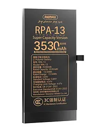 Акумулятор Remax RPA-13 3530mAh Iphone 13 battery - мініатюра 2