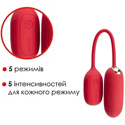 Віброяйце з пультом Svakom Muse Red для стимуляції точки G - мініатюра 4