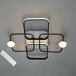 Led люстра з ефектом зоряного неба MX2990-2+2A WH+BK