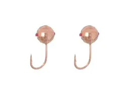 Мормишка FISHING ROI вольфрам Диско-шар з отвором 3мм 0,22г copper (2шт/уп)