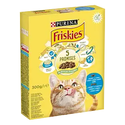 Сухий корм для котів Friskies, з лососем та овочами, 300 г