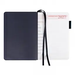 Щоденник діловий Leo Planner 2027 Binario А5 м'який 368 сторінок темно-синій (252725) - мініатюра 6