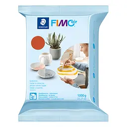 Пластика самозастигаюча теракота 1 кг Fimo Air (4006608806729)
