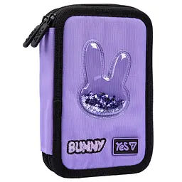 Пенал шкільний Yes подвійний Shiny Bunny HP-01 - мініатюра 2
