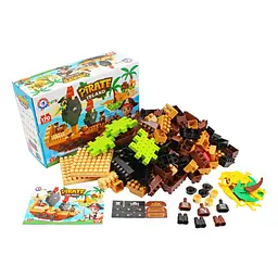 Дитячий розвиваючий конструктор ТехноК Pirate island 2642TXK 170 деталей - мініатюра 2