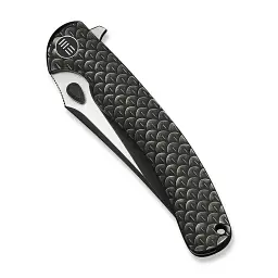 Ніж складаний туристичний Weknife Dracarys, (9.1 см) Böhler M390 / титан 6AL4V чорний - мініатюра 6