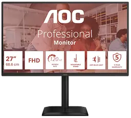 Монiтор 27" 27E4U Black AOC teh0027379