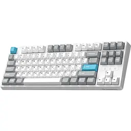 Клавіатура GamePro Asgard Ragnar Keychron Super Red Switch Wireless/Bluetooth/USB White бездротова (MK285WH) - мініатюра 2