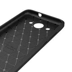 Чохол до мобільного телефона для Huawei Y3 2017 Carbon Fiber (Black) Laudtec (LT-HY32017B) - мініатюра 3