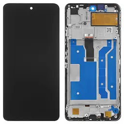 Дисплей Huawei Honor 10X Lite, P Smart (2021), чорний, з рамкою, Original (PRC), PPA-LX2