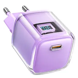 МЗП A53 GaN Sparkling series PD30W (1USB-C) Alfalfa purple Acefast teh0029679