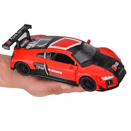 Колекційна металева модель автомобіля Автопром Audi R8 LMS з інерцією, світлом та звуком 1:24 - мініатюра 6