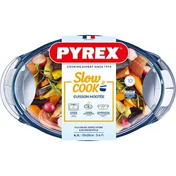 Каструля Pyrex Slow Cook овальна 4.1 л (459A000/7643) - мініатюра 3