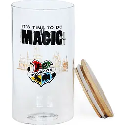 Банка скляна для зберігання Warner Bros. Harry Potter Magic з бамбуковою кришкою 750 мл (85005876) - мініатюра 5