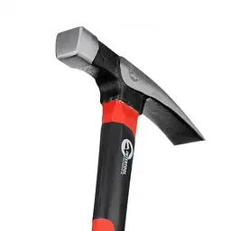Молоток муляра з ручкою з фібергласу 510 гр INTERTOOL HT-0240 - мініатюра 5