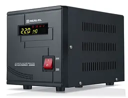 Стабілізатор Real-El Stab Energy-2000 Black - мініатюра 5