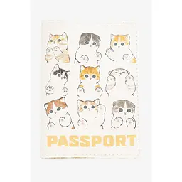 Обкладинка для паспорта TM Passporty 271 Котики Білий
