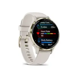 Смарт-годинник Garmin Venu 3S, Ivory + Soft Gold, GPS (010-02785-04) - мініатюра 3