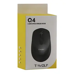 Бездротова оптична мишка T-Wolf Q4 2.4G Чорний - мініатюра 2