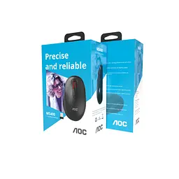 Мишка AOC MS400B Wireless Black (MS400B/LA) - мініатюра 12