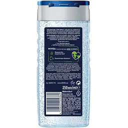 Гель для душу NIVEA MEN Pure Impact 3в1 для тіла обличчя та волосся 250 мл - мініатюра 2