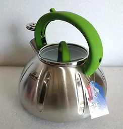 Чайник зі свистком Bohmann BH 9918 3л green - мініатюра 5